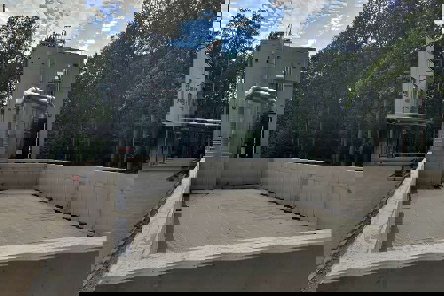 Installation of a biofilter with air washer at Explosia - References 🌱 ...